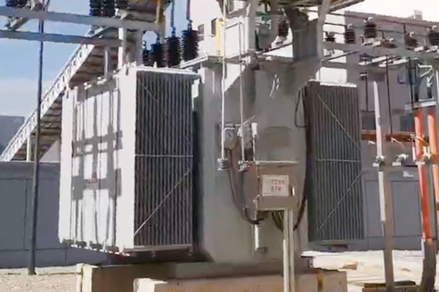 Main transformer 16000KVA power transmission successful